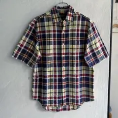 90S Timberland シアサッカー チェックシャツ ティンバーランドのサムネイル