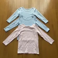UNIQLO 長袖下着120サイズ 3枚セット