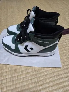 CONVERSE ハイカットスノトレ　 ホワイト/グリーン