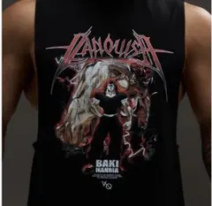 VANQUISH FITNESS 刃牙モデル ブラック 範馬勇次郎 ノースリーブのサムネイル