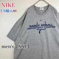 ●T909【US輸入】NIKE ランディ・エドソール Tシャツ グレー【XXL】