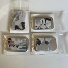 ギヴン展 ENCORE 推しカプバッジコレクション 真冬 立夏　4点