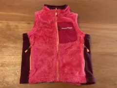 モンベル（mont-bell）キッズベスト　ピンク　サイズ110 中古