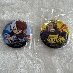 僕のヒーローアカデミア くら寿司　コラボ 缶バッジ　オールマイト　轟焦凍