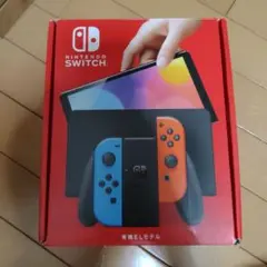 【ケース付き】Nintendo Switch 有機ELモデル ブルー/レッド