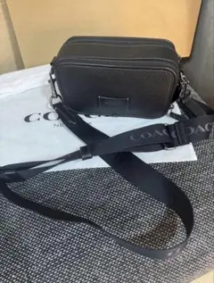 COACH ブラック ショルダーバッグ