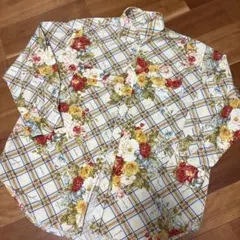 ♥️カールヘルムボーイ 花柄 シャツ ブラウス ♥️のサムネイル