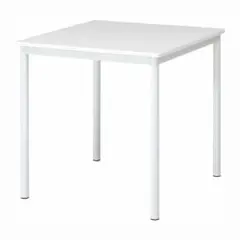 ホワイト鏡面ダイニングテーブル W75×75のサムネイル