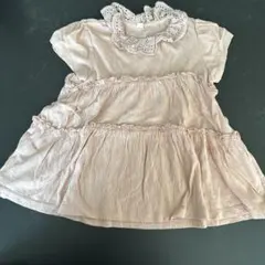 フリル付きピンクTシャツ 95cm 未使用