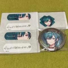 にじさんじ　緑仙　缶バッジ　チャームエイド