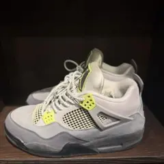 た*く様 Air Jordan 4 レトロ　グレー/イエロー