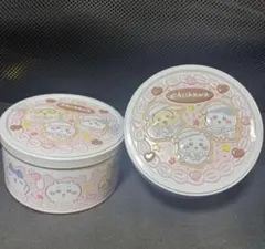 2個セット　新品未開封　ちいかわホールケーキ缶　クッキー　クリスマス