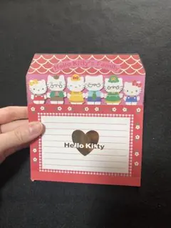 ハローキティ　ファミリー　メモ帳　平成レトロ　当時物　レア