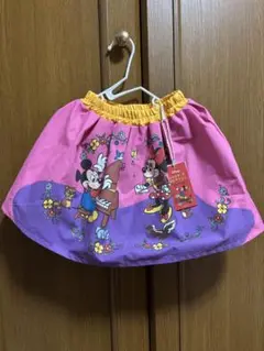 未使用　レトロ　ディズニー　ミニー　スカート　ディズニー　90cm パニエ付き