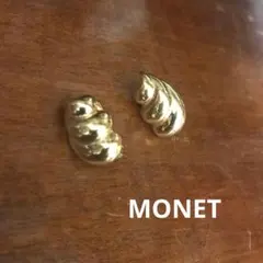 MONET VINTAGE ツイストイヤリング