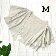 バックレースデザインフリルボレロ 羽織り結婚式 セレモニー アイボリー M