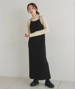 Kastane カスタネ キャミワンピース 黒