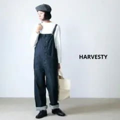 HARVESTY ハーベスティ⿻ 10zデニム オーバーオール ワンウォッシュ