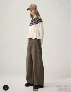 バレル ワイドパンツ