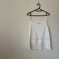 INGNI ホワイト レースキャミソール