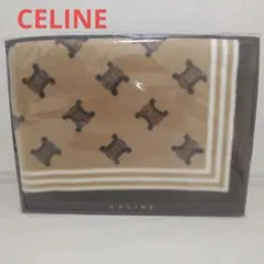 【新品】CELINE セリーヌ アクリルニューマイヤー毛布 マカダム柄 シングル 未使用】CELINE セリーヌ アクリルニューマイヤー毛布 マカダム