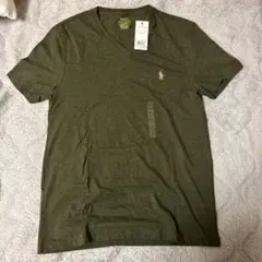 Polo Ralph Lauren VネックTシャツ M オリーブグリーン