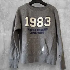 ディズニー ミッキー トレーナー グレー