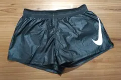 ナイキ　NIKE　ランニングパンツ　ランパン　ウィメンズM　黒　インナー付　匿名