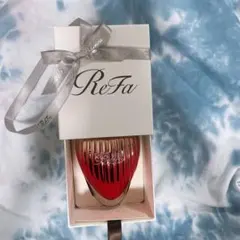 ReFa ハート型ヘアブラシ レッド/ゴールド ギフトボックス付き