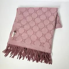 CELINE セリーヌ マフラー トリオンフ刺繍 ピンク 2026年最新】CELINE カラー：ピンク系 レディース マフラーの人気