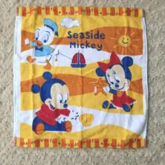 【未使用】ベビーミッキー　ミニー　ドナルド　ウォッシュタオル　ディズニーストア