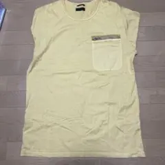 ジュンハシモトイエロージッパーポケットTシャツのサムネイル
