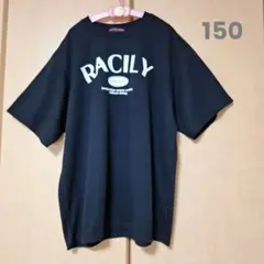 150 キッズ　女のコ　Tシャツ　半袖　トップス　黒