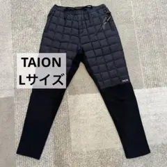 TAION　ダウンパンツ ジョガーパンツ　ハイブリッド ブラック　美品