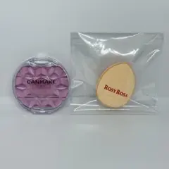 キャンメイク クリームチーク パールタイプ P05 ペールライラック パフ付きのサムネイル