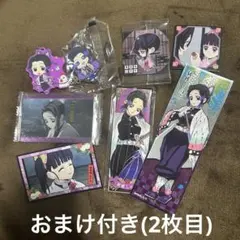 胡蝶しのぶ　栗花落カナヲ　キーホルダー缶バッジステッカーウエハースセット