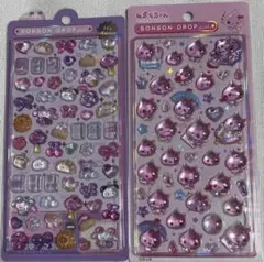 【2つセット】ボンボンドロップシール　しずくちゃん　にーはおボンボン