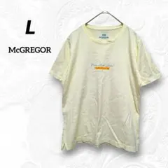 マックレガー レディース【L】半袖Tシャツ イエロー ボーダー 綿100%のサムネイル