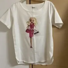 パロディー☆MOSCHINO ☆バービー半袖シャツ Sのサムネイル