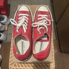CONVERSE ALL STAR レッドスニーカー ローカット