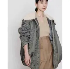 CLANE クラネ BALLOON DESIGN HOODED N3B