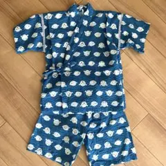 キッズ 甚平 90cm しろくま
