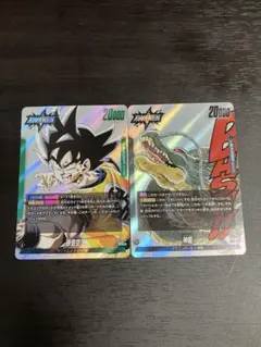 リーダーカード　2種　孫悟空　神龍　manga booster