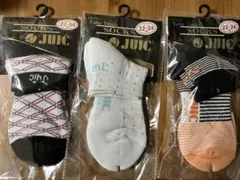 JUIC 卓球用ソックス 22-24サイズ 3足セット