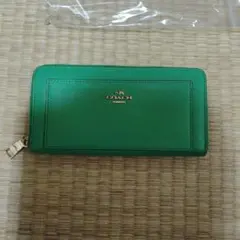 コーチ COACH 長財布 C4452 グリーン - メルカリ