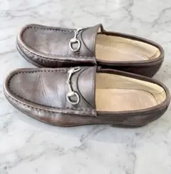 GUCCI グッチ　ホースビット　ローファー　ブラウン　茶