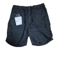 無印良品 MUJI Labo ラミーショートパンツL墨黒