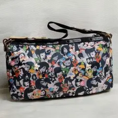 LeSportsac×tokidoki良品ミニハンドバッグ カモフラージュカーキ 