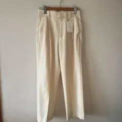 新品タグ付きUNITEDARROWS ウールサキソニーテーパンドパンツ 38号