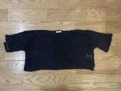 MACPHEE コットンクロシェニット 半袖トップス　トゥモローランド